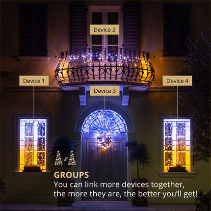 Cluster 400 AWW LEDs Gen.II IP44 Gold Edition