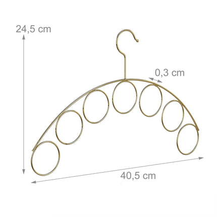 Kleiderbügel mit Schalhalter