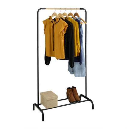 Porte-manteau en métal noir