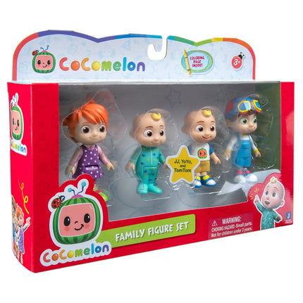 Ensemble familial de figurines Cocomelon, 4 pièces