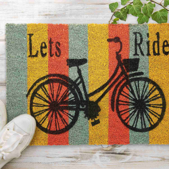 Kokos Fußmatte Fahrrad