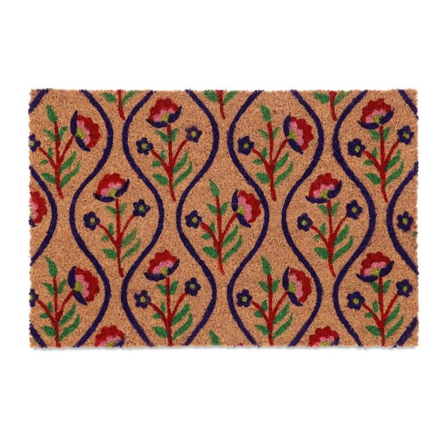 Kokosnuss Fußmatte Blumen