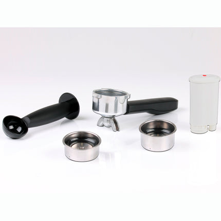 Kaffee- und Espressomaschine – Edelstahl, 10 Tassen, 19 bar