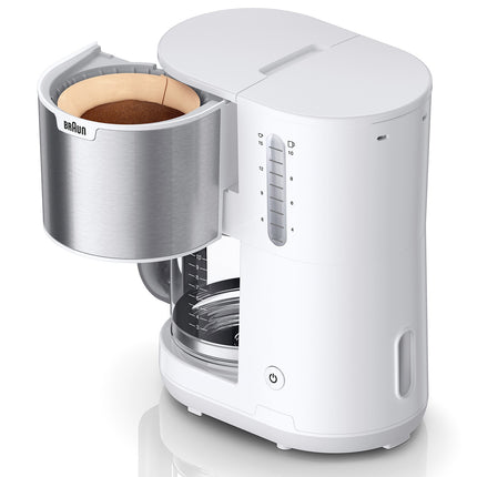 Kaffeemaschine, 1,5L Fassungsvermögen, Weiß