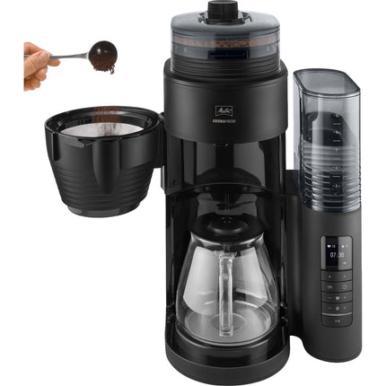 Kaffeemaschine, Aromafresh Glas, Schwarz