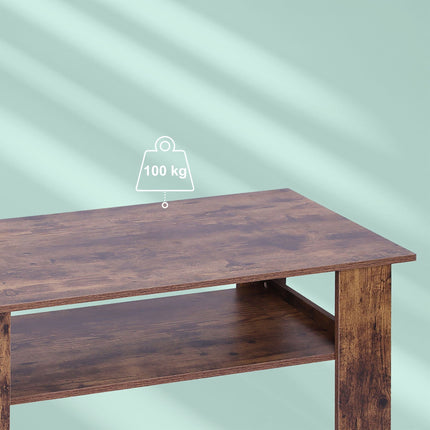 Couchtisch mit Ablage – Modernes Design, leicht zu reinigen