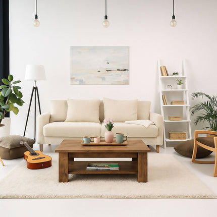 Couchtisch mit Ablage – Modernes Design, leicht zu reinigen