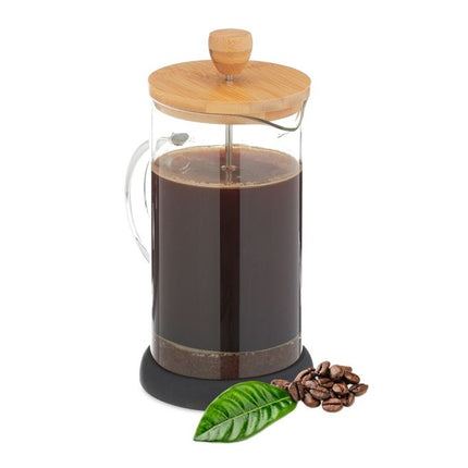 Kaffeemaschine mit Bambusdeckel
