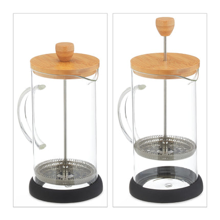Kaffeemaschine mit Bambusdeckel