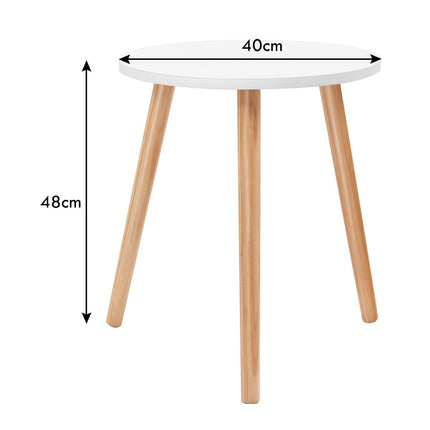 Table basse, table d'appoint, table à manger, table de cuisine, table de chevet, bois, blanc