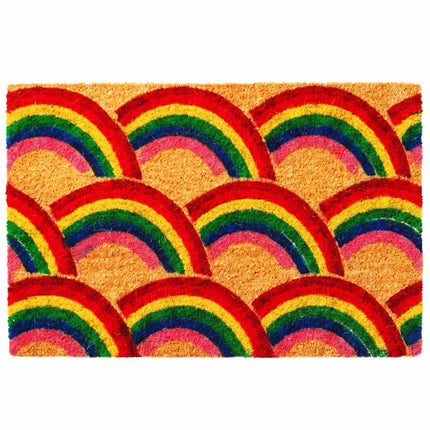Coir Doormat, 60x40 cm – Decorative, Non-Slip, Durable