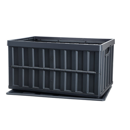 Collapsible Storage Bins with Lids, 65L, 3-Pack