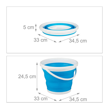 Seau pliable 10 litres