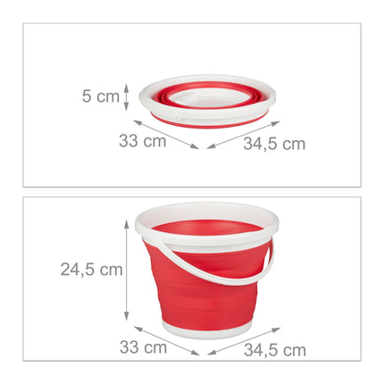 Seau pliable 10 litres