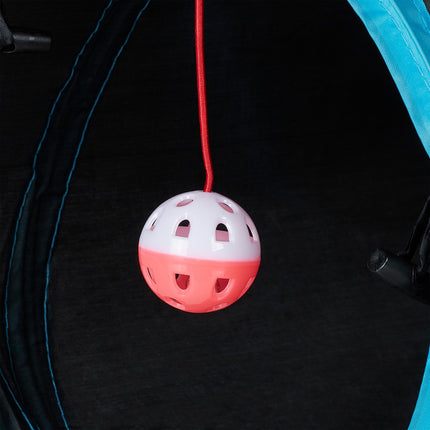 Tunnel pliable pour chat avec 4 allées