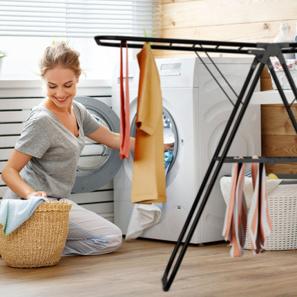 Étendoir à linge pliable avec plusieurs paires