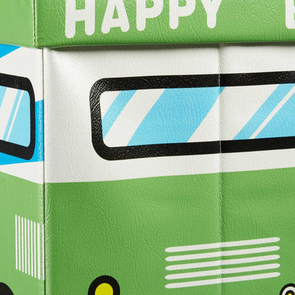 Coffre à jouets pliable avec espace de rangement
