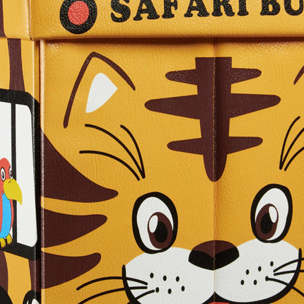 Coffre à jouets pliable avec espace de rangement