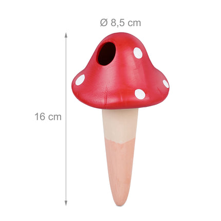 Champignons colorés en forme de cônes en argile, 4 pièces