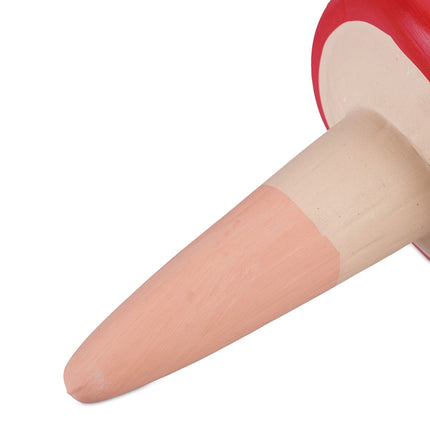 Champignons colorés en forme de cônes en argile, 4 pièces