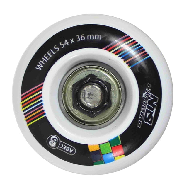 Skateboard coloré, plateau durable, largeur de 8 pouces