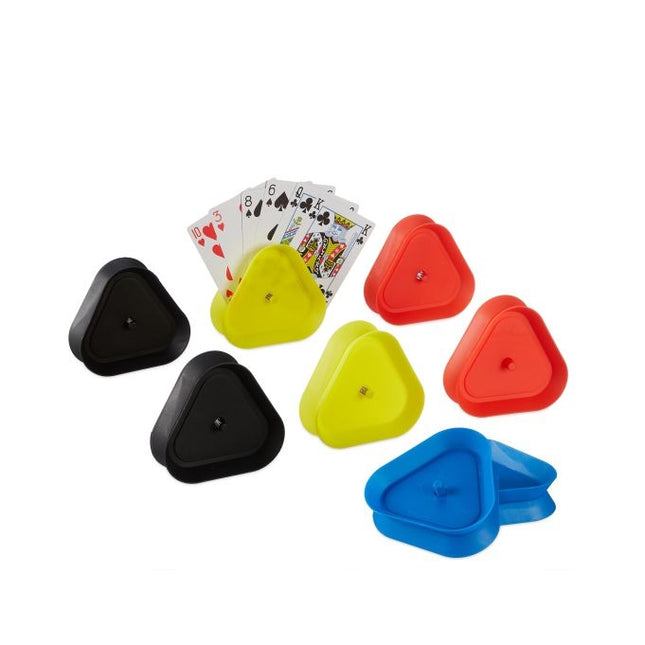 Bunter Halter für Spielkarten - 8er Set