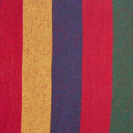 Hamac en coton à rayures colorées