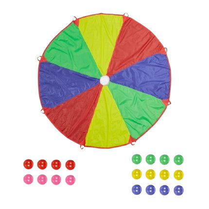 Balançoire colorée avec des balles