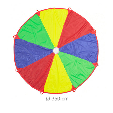 Balançoire colorée avec des balles