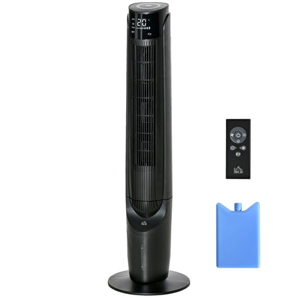 2-in-1 Turmventilator und Luftkühler, 4 Modi, Fernbedienung