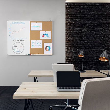 Combinaison d'un tableau d'affichage et d'un tableau magnétique