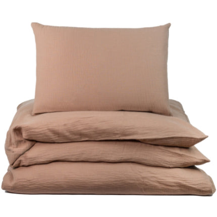 Comforter Bed Muslin Brown
