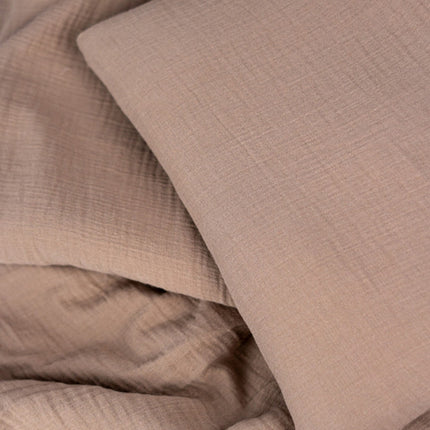 Comforter Bed Muslin Brown