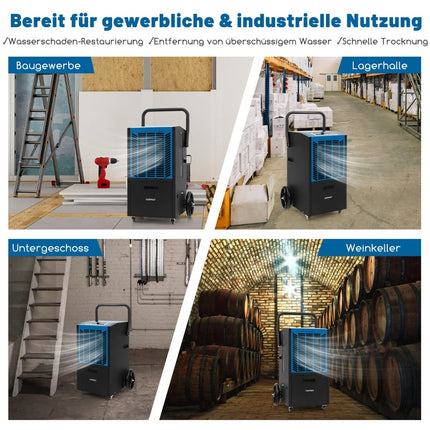 Déshumidificateur commercial avec pompe, capacité de 66 L/jour