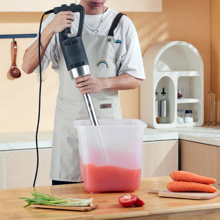 Commercial Immersion Blender, 750W Variable Speed, 304 Blade