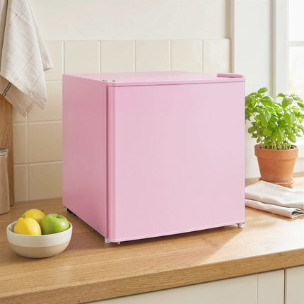 Congélateur compact 35 L avec porte réversible, rose