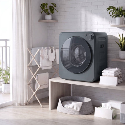 Sèche-linge compact 4 kg, 5 programmes, tambour en acier inoxydable