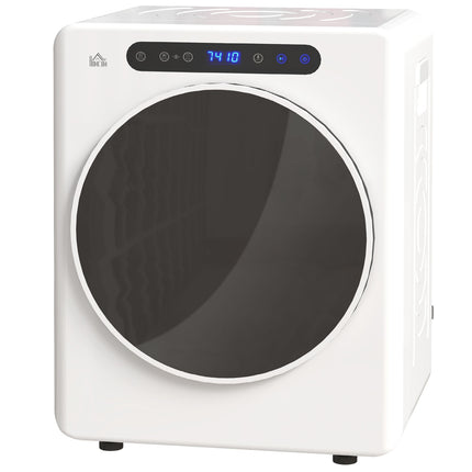 Sèche-linge compact, capacité de 4 kg, commande tactile, blanc