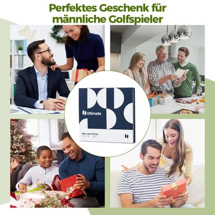 Komplettes Golf-Geschenkset für Herren, Golfzubehör, 3er-Set Golfbälle, Golfgeschenk in Geschenkbox