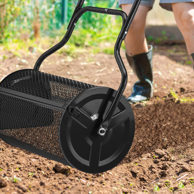 Épandeur de compost pour jardin 65 litres