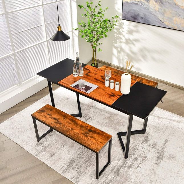 Bureau d'ordinateur avec planche d'épissure et crochets, table de bureau 160 x 60 x 74 cm, noir