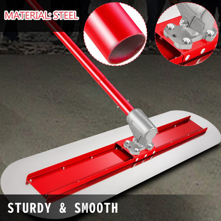 Concrete Bull Float, Manganese Steel 1200x300mm Kit