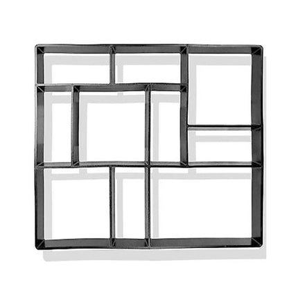 Betonpflasterform-Set, 10 Kammern, 40 x 45 cm