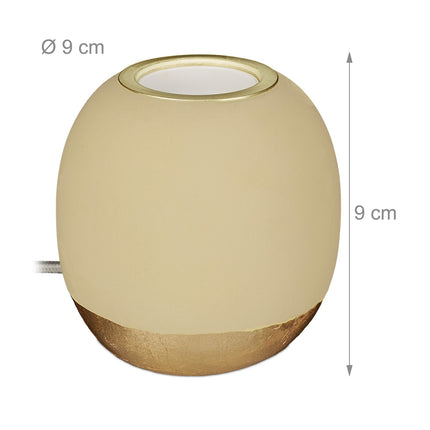 Lampe de table en béton