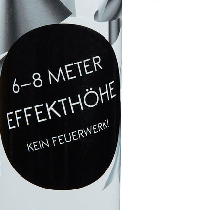 Konfettikanone 40 cm silber