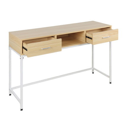 Console à 2 tiroirs et étagère - Style scandinave