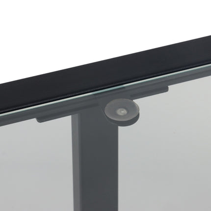 Console à 3 étagères en verre - Design moderne