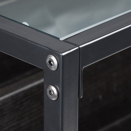 Table console avec compartiment de rangement