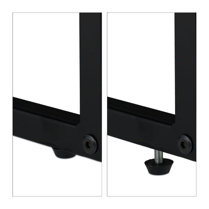 Table console avec compartiment de rangement