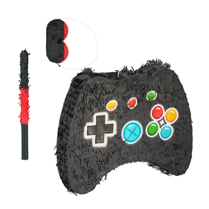 Controller-Piñata-Set mit Stock und Augenmaske